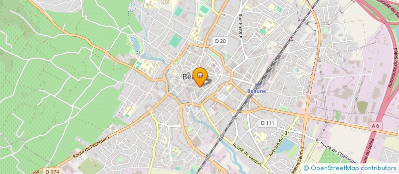 localisation de l'entreprise ENSTASE à BEAUNE