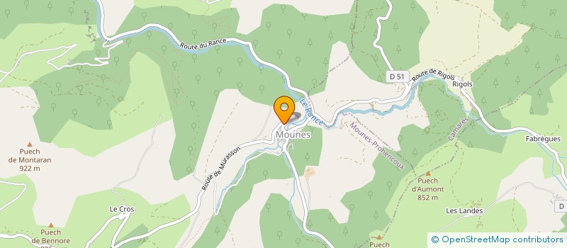 localisation de l'entreprise ENSUDRE  COMBRET