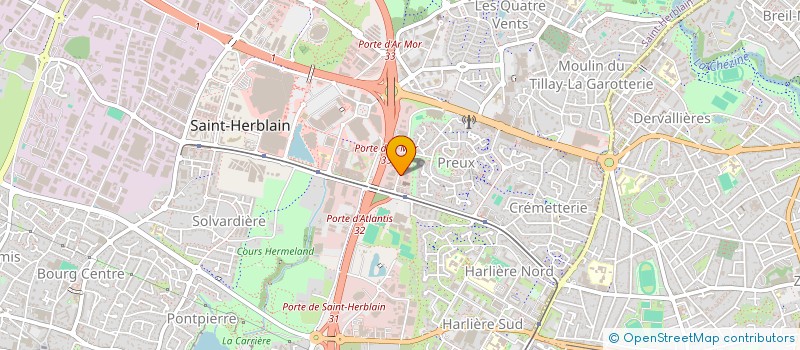 localisation de l'entreprise ENSUP NANTES à SAINT-HERBLAIN