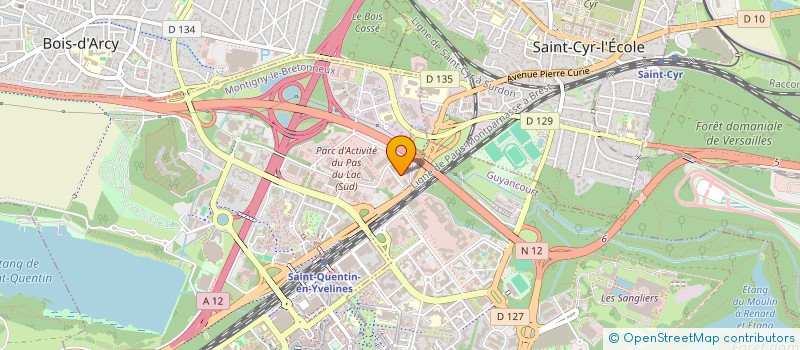 localisation de l'entreprise ENSUP SOLUTIONS ET SUPPORT à MONTIGNY-LE-BRETONNEUX