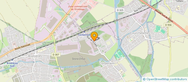 localisation de l'entreprise ENSY  CORBEHEM