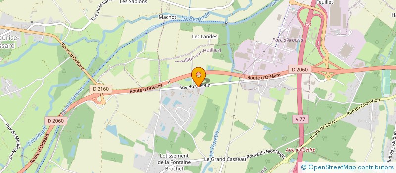 localisation de l'entreprise ENT. ALBARET à CHEVILLON-SUR-HUILLARD