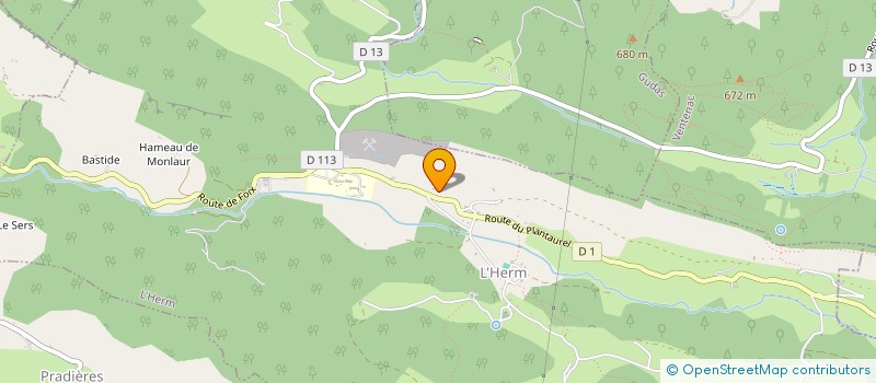 localisation de l'entreprise ENT ASS ARIEGE ACCUEIL REFUGIES à GANAC