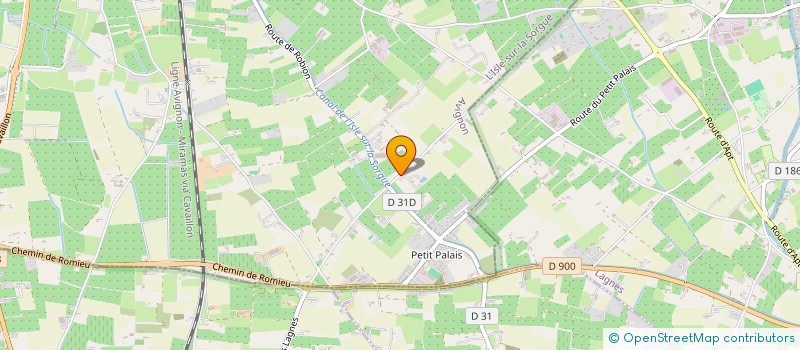 localisation de l'entreprise ENT BAGNOL ALEX  L'ISLE-SUR-LA-SORGUE