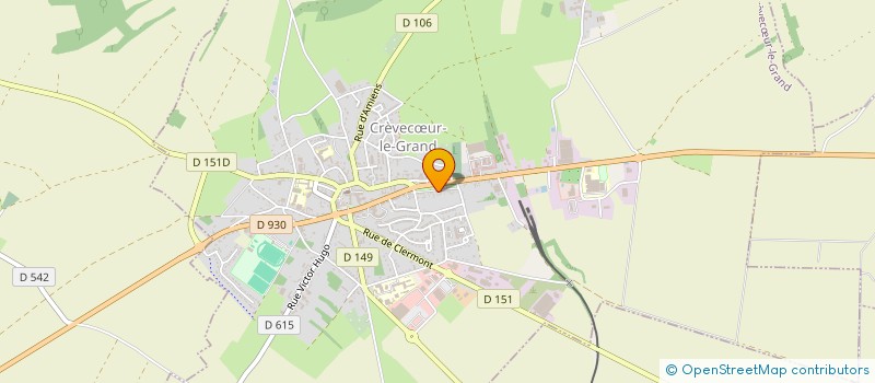 localisation de l'entreprise ENT BORDEZ  CREVECUR-LE-GRAND