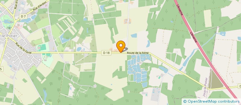 localisation de l'entreprise ENT. BOURGEOIS à JOUY-LE-POTIER