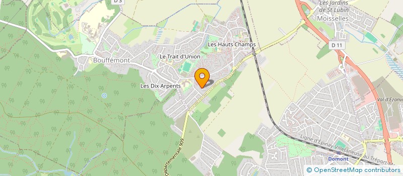 localisation de l'entreprise ENT. CANTILLON  LES ECRENNES