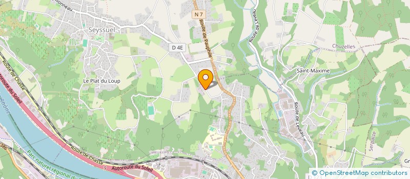 localisation de l'entreprise ENT.CHAPPOT  SEYSSUEL