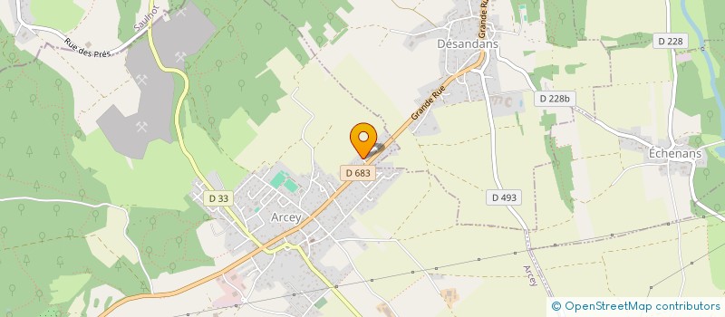 localisation de l'entreprise ENT CHAPUIS  SEMONDANS