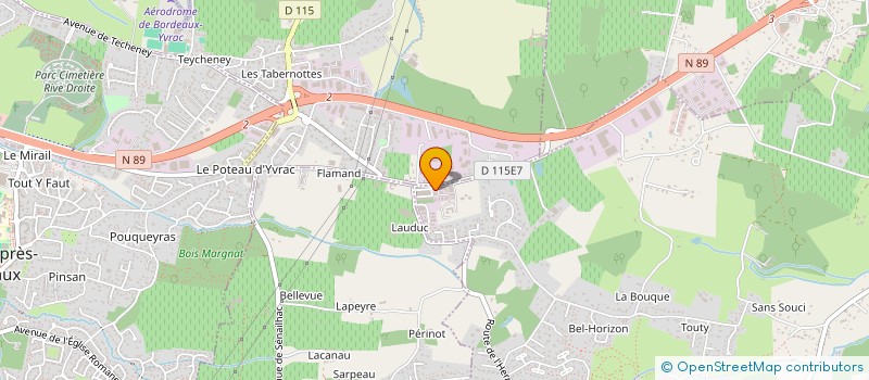 localisation de l'entreprise ENT.CHAUVEAU  TRESSES