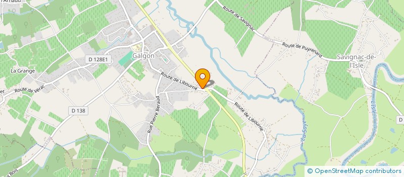 localisation de l'entreprise ENT CONA  GALGON