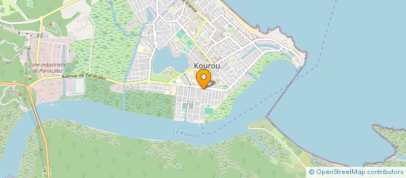 localisation de l'entreprise ENT DE CONSTRUCT BAT BETON ARME à KOUROU