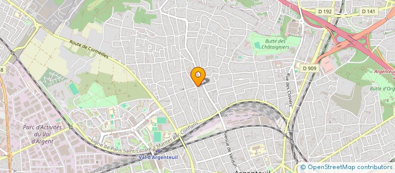 localisation de l'entreprise ENT. FALCK  ARGENTEUIL