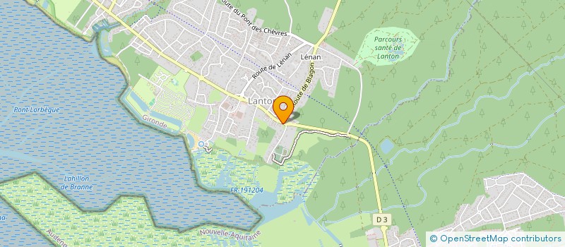 localisation de l'entreprise ENT. FERREIRA  LANTON