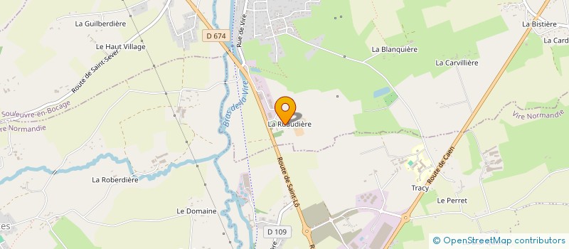 localisation de l'entreprise ENT. FLEURY  SOULEUVRE EN BOCAGE