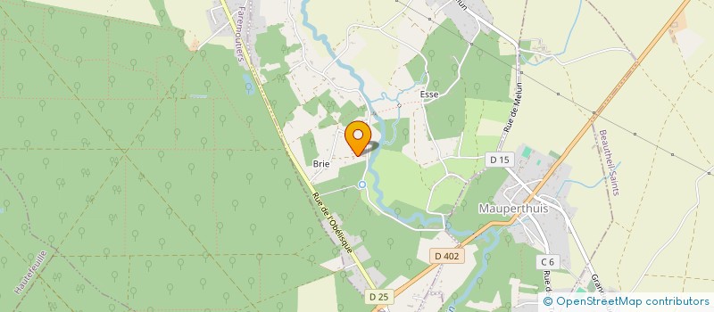 localisation de l'entreprise ENT FRANCAISE CONSTRUCTION ET MACONNERIE  SAINT-AUGUSTIN