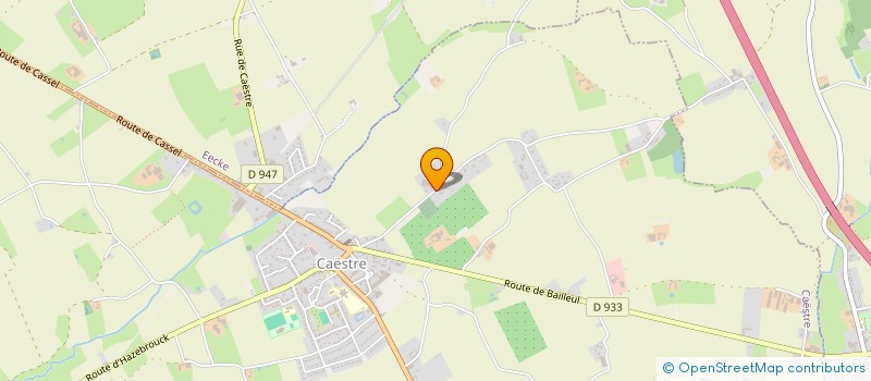 localisation de l'entreprise ENT FRANCIS MILLE  CAESTRE