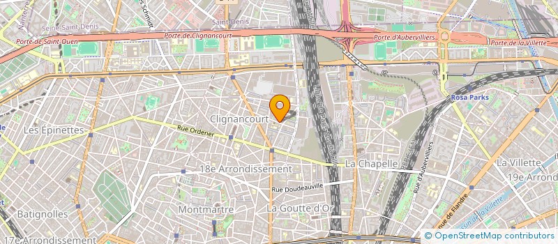 localisation de l'entreprise ENT GENE SECOND OEUVRE à PARIS