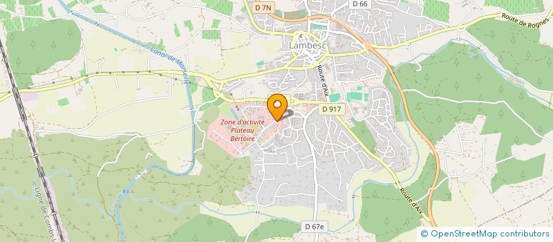 localisation de l'entreprise ENT GENERALE LAMBESCAINE à LAMBESC
