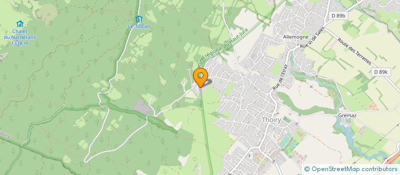 localisation de l'entreprise ENT GESSIENNE DE TERRASSEMENT à THOIRY