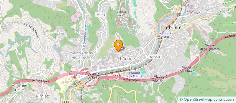 localisation de l'entreprise ENT GLE MAINTENANCE ET RENOVATION à NICE