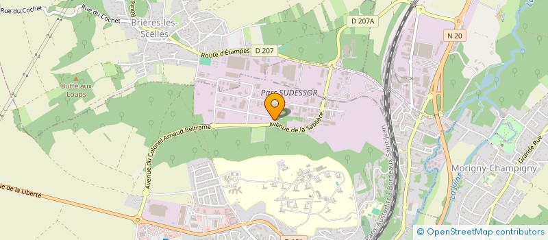 localisation de l'entreprise ENT. GRICHOIS à ETAMPES