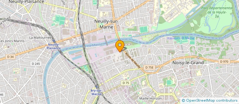 localisation de l'entreprise ENT. GUILLAUME PRAULT à NOISY-LE-GRAND