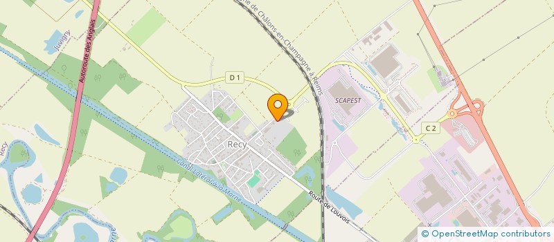 localisation de l'entreprise ENT. HAIRY  RECY