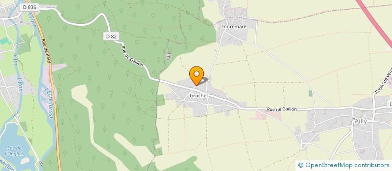 localisation de l'entreprise ENT.HUGUES  AILLY