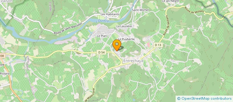 localisation de l'entreprise ENT LASSAGNE  MALAUCENE