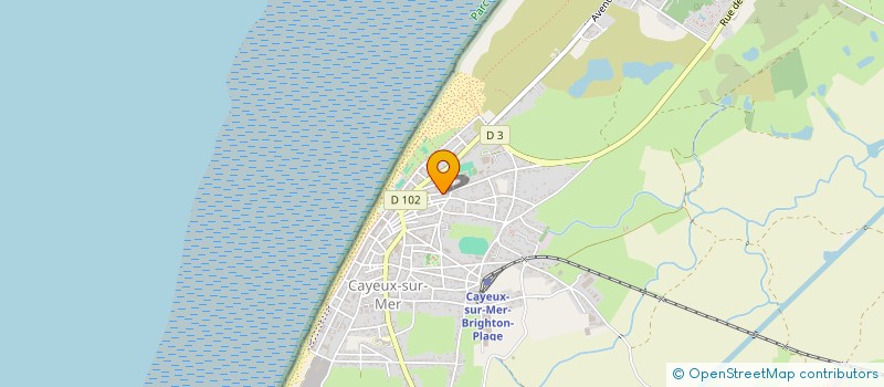 localisation de l'entreprise ENT LEFEBVRE FRERES à CAYEUX-SUR-MER