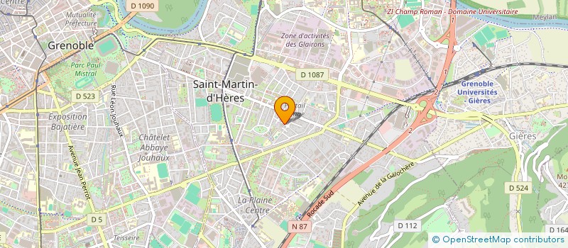 localisation de l'entreprise ENT MENUISERIE ALUMINIUM PVC CASADO à SAINT-MARTIN-D'HERES