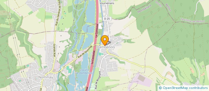 localisation de l'entreprise ENT. MINGARDO à DAMBENOIS