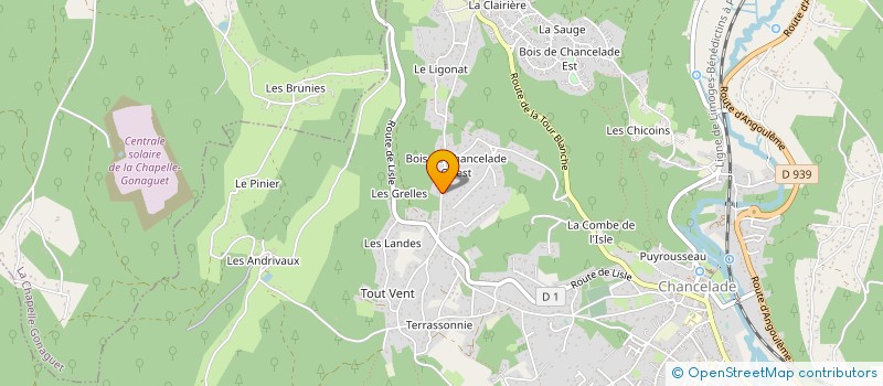 localisation de l'entreprise ENT. MOULHARAT  CHANCELADE