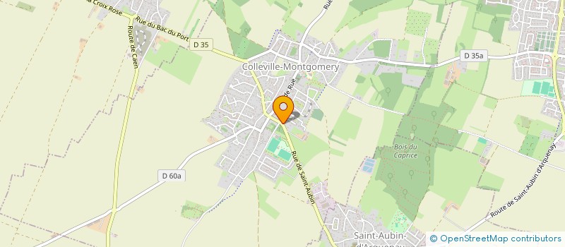 localisation de l'entreprise ENT NORMANDE GENERALE DE BATIMENT  COLLEVILLE-MONTGOMERY