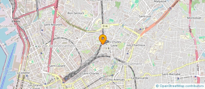 localisation de l'entreprise ENT PEZZANO à MARSEILLE