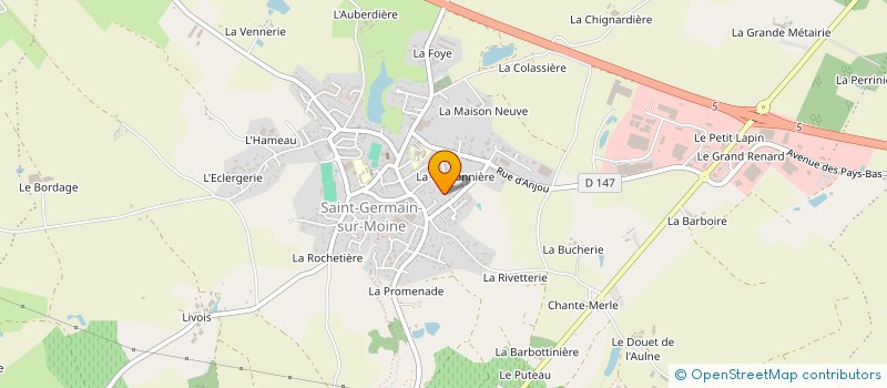 localisation de l'entreprise ENT'RAID à SEVREMOINE