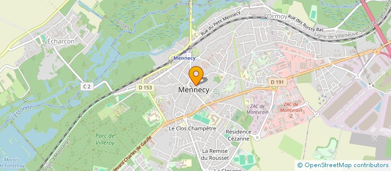 localisation de l'entreprise ENT RENOV EY TS TRAVAU AMEMAG CONSTRUCT à MENNECY