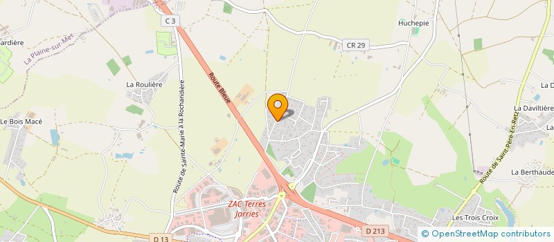 localisation de l'entreprise ENT SAUVAGET à PORNIC