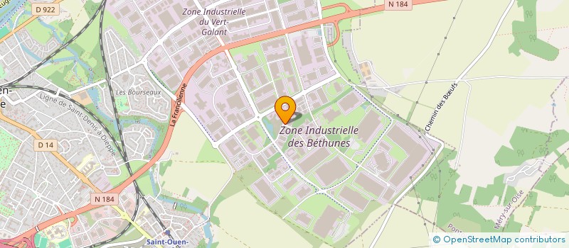 localisation de l'entreprise ENT SERRURERIE MENUISERIE METALLIQUE à SAINT-OUEN-L'AUMONE