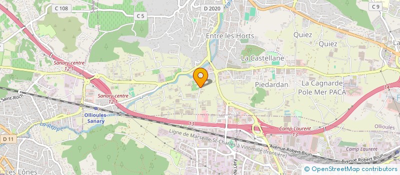localisation de l'entreprise ENT VELEMIR à OLLIOULES