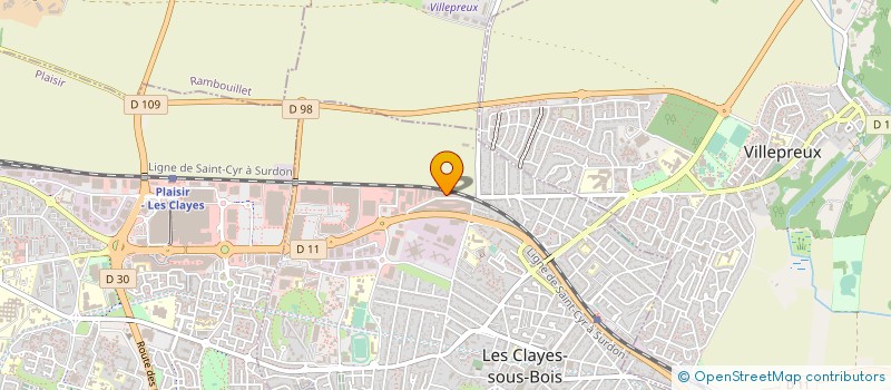 localisation de l'entreprise ENT VERSAILLAISE ELECTRICITE ELECTRONIQU à FEUCHEROLLES