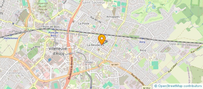 localisation de l'entreprise ENT VILLENEUV INSERTION RESIDENCE PLUS à VILLENEUVE-D'ASCQ