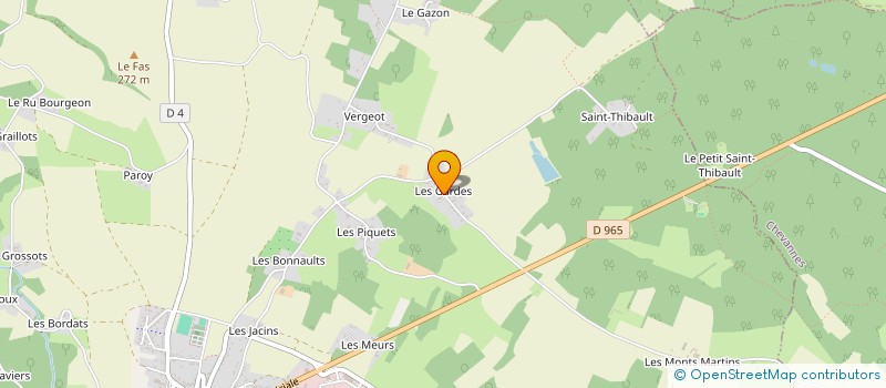 localisation de l'entreprise ENT. YVERNEAU à AUXERRE