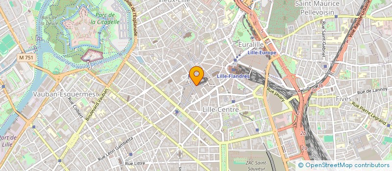 localisation de l'entreprise ENTA à LILLE