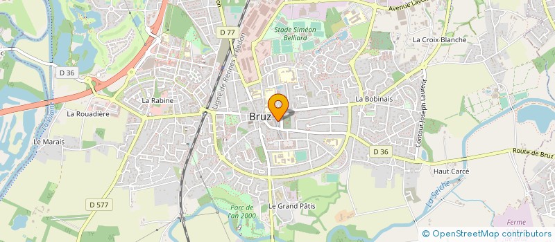 localisation de l'entreprise ENTADA à BRUZ
