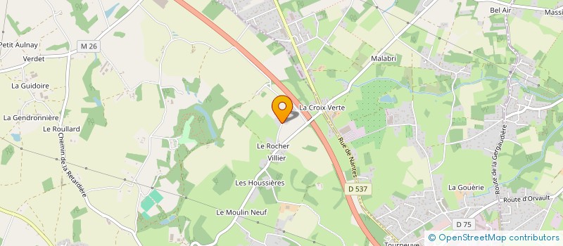 localisation de l'entreprise ENTASIS à ORVAULT