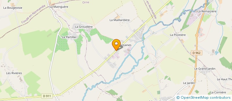 localisation de l'entreprise ENTEL à MONTILLY-SUR-NOIREAU