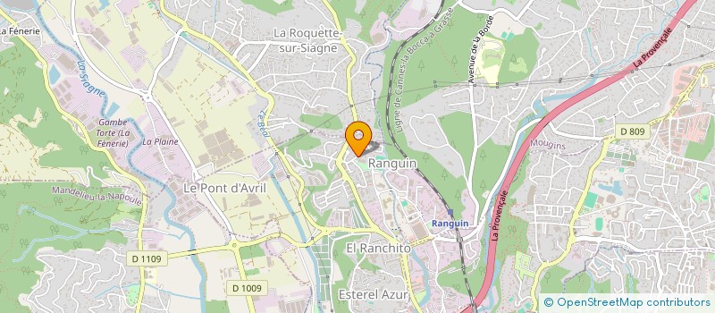 localisation de l'entreprise ENTENDEZ LES à CANNES