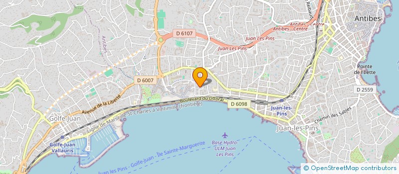 localisation de l'entreprise ENTENDI à ANTIBES